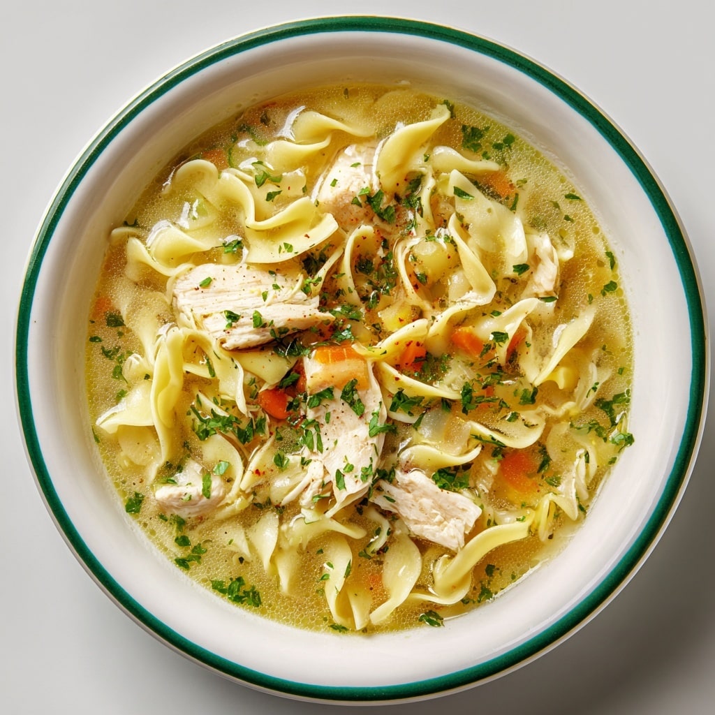Creamy Chicken Noodle Soup Recipe