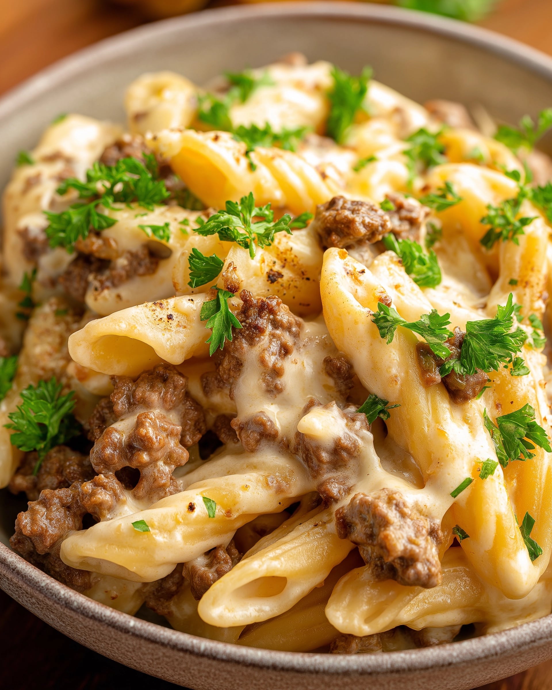 Crock Pot Cheesesteak Tortellini Recipe - Recipe Image