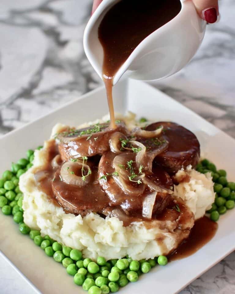 Bangers and Mash with Onion Gravy Recipe