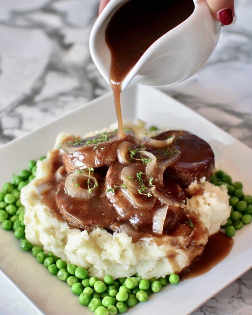 Bangers and Mash with Onion Gravy Recipe