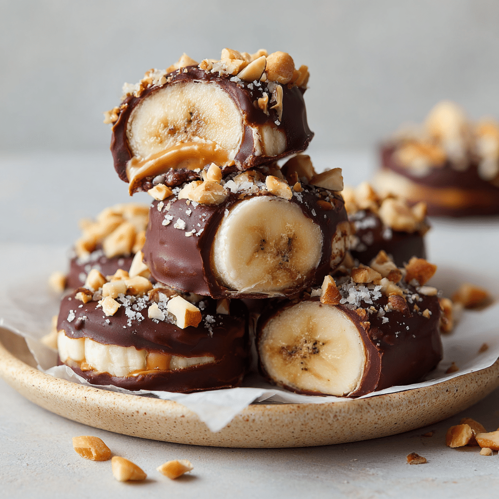 3-Ingredient Dark Chocolate Banana Bites Recipe - Recipe Image