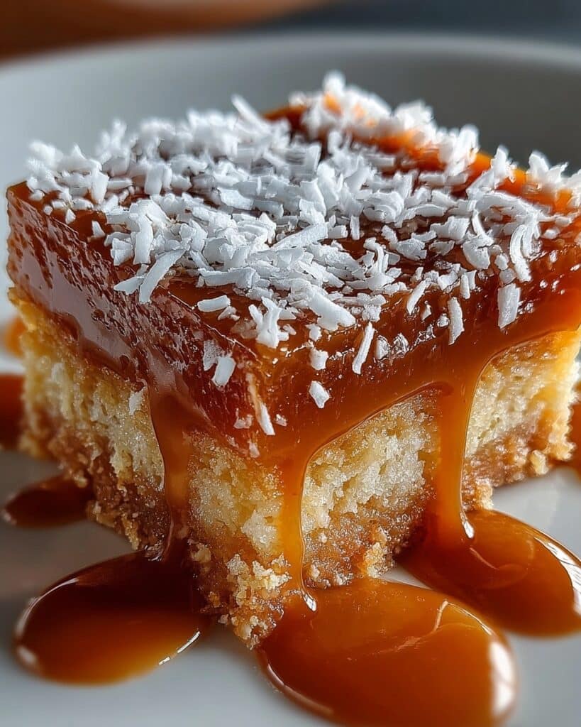 Salted Caramel Gooey Butter Bars Recipe