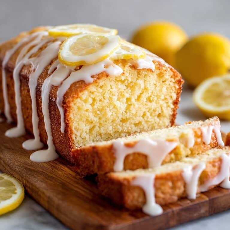 Lemon Glazed Loaf Cake Recipe