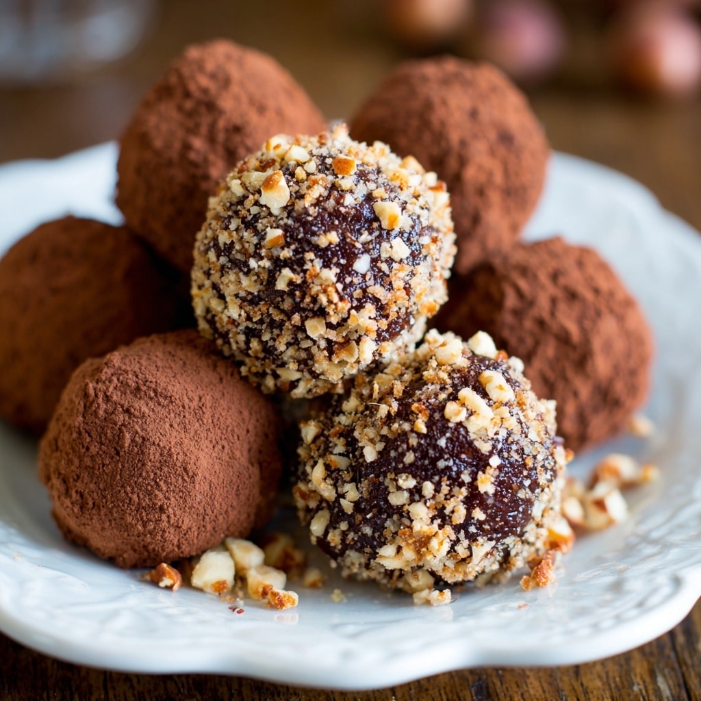 Healthy Nutella Sea Salt Truffles Recipe