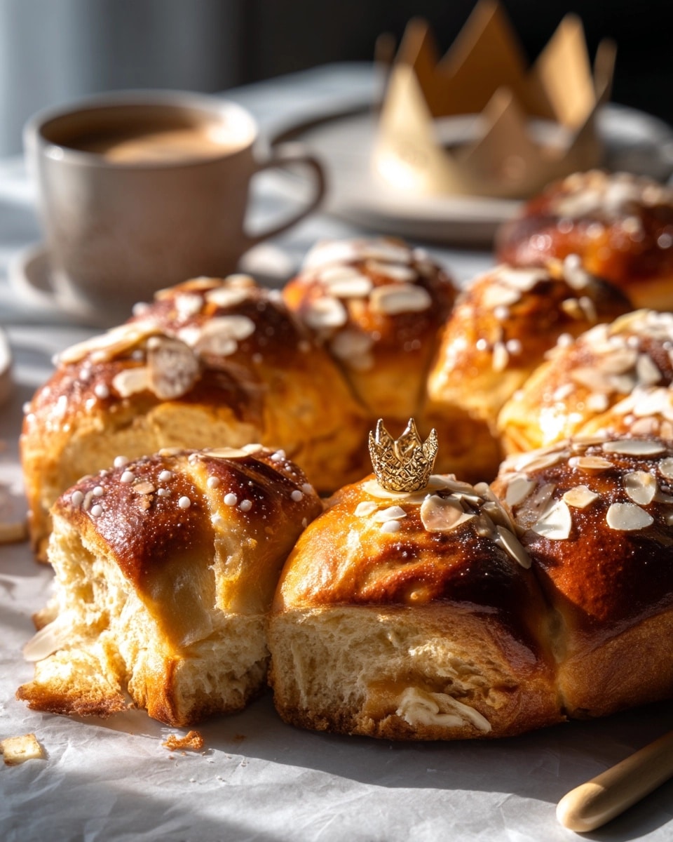 King Cake with Cream Cheese Filling: A Delicious Mardi Gras Tradition Recipe - Recipe Image