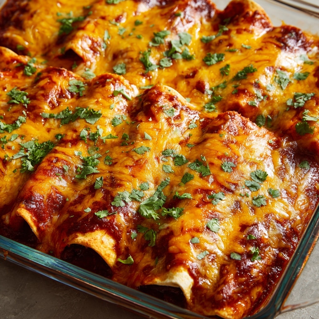 Queso Chicken Enchiladas Bake Recipe