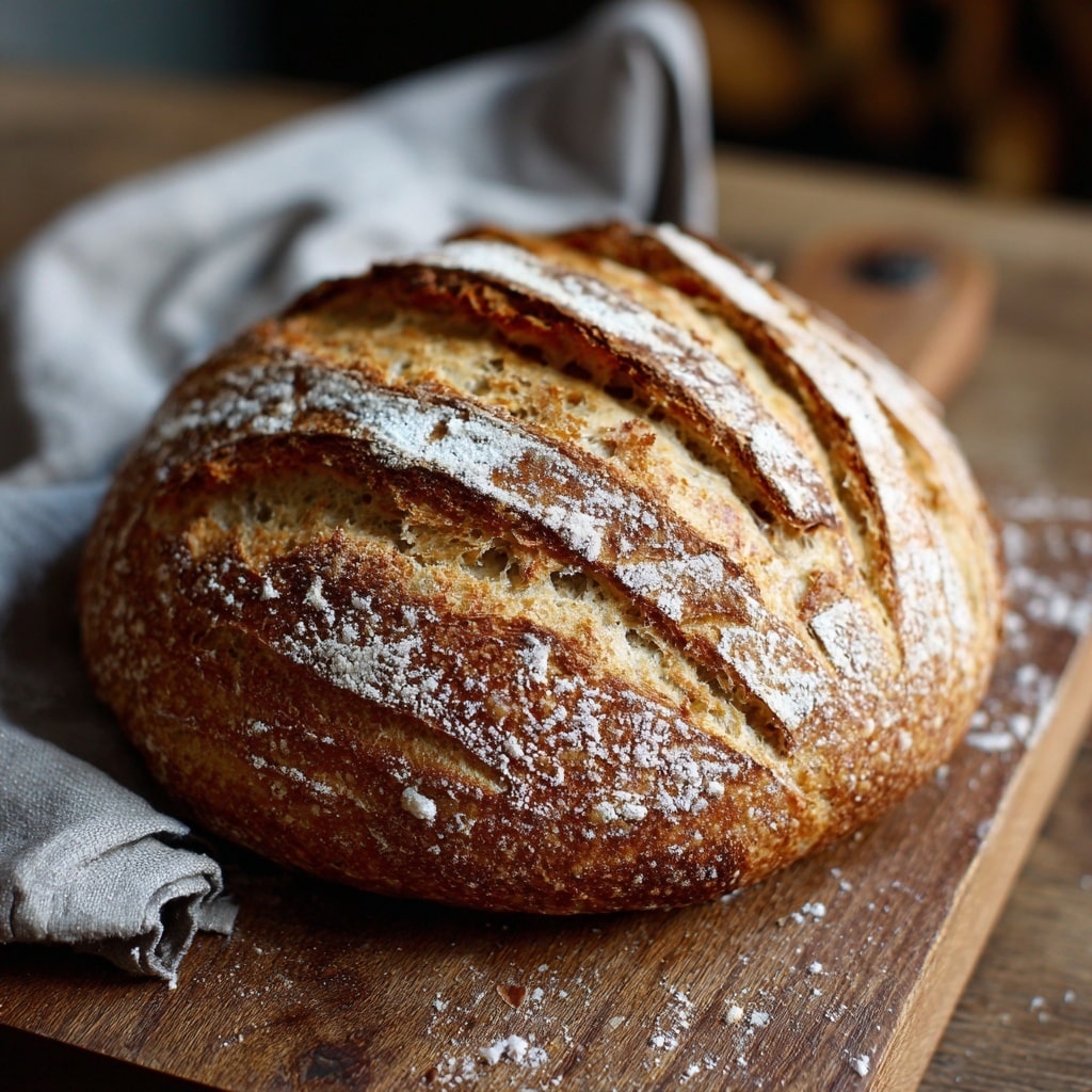 No Knead Artisan Bread Recipe - Recipe Image