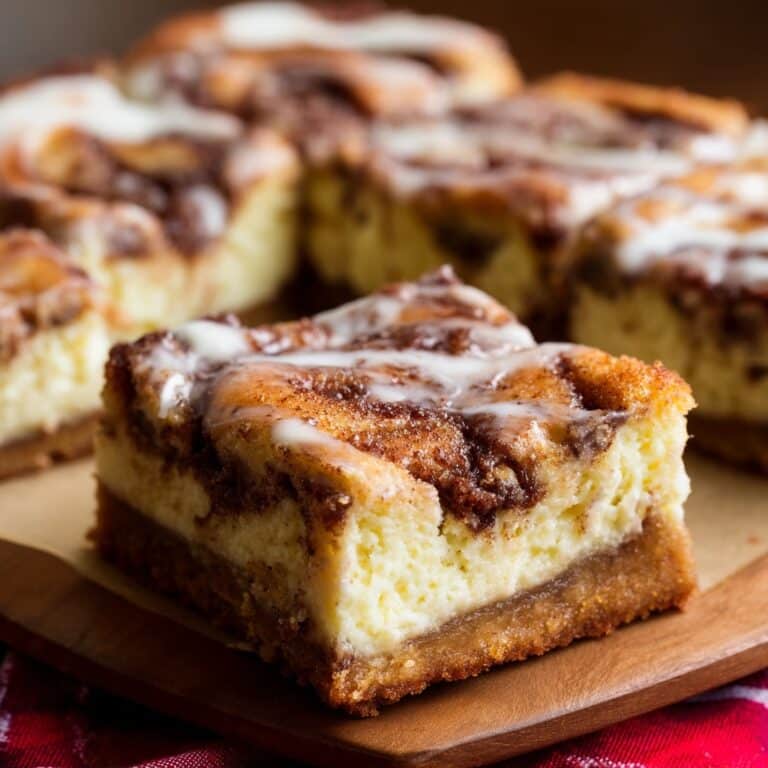 Cinnamon Roll Baked Oatmeal Squares Recipe