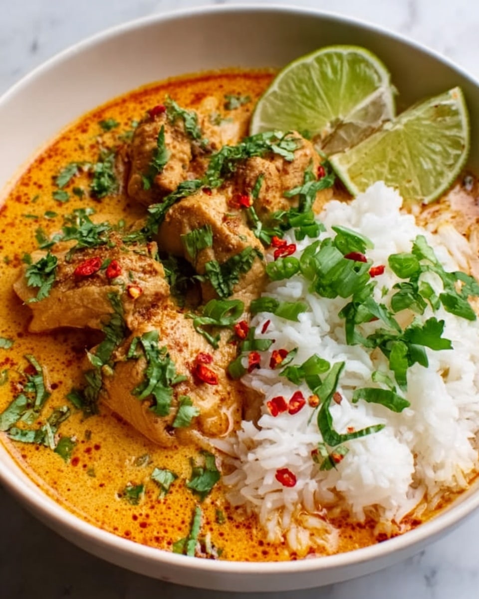 Coconut Chicken Brothy Rice Recipe for Comfort Food Recipe - Recipe Image