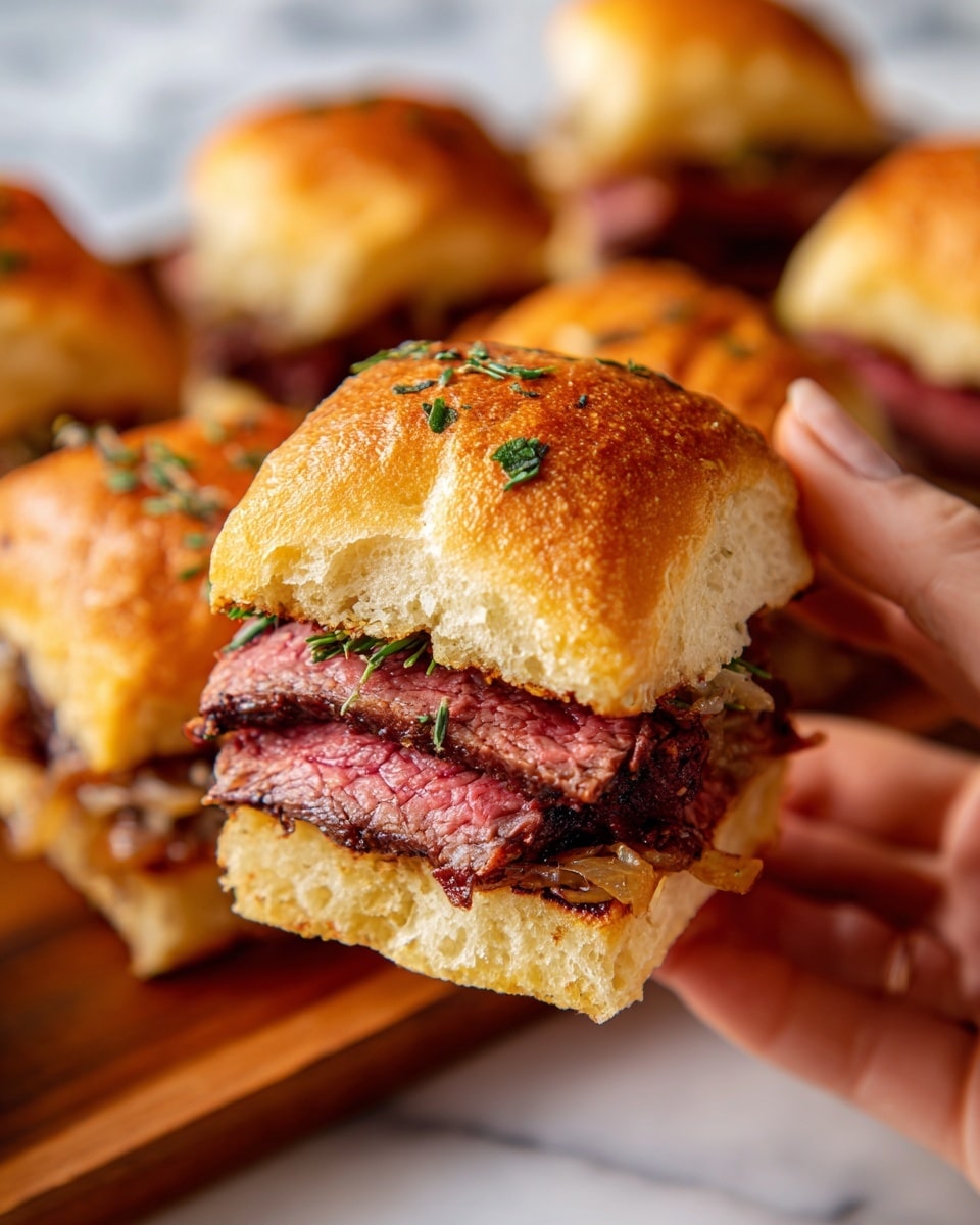 Cowboy Butter Steak Sliders Recipe - Recipe Image