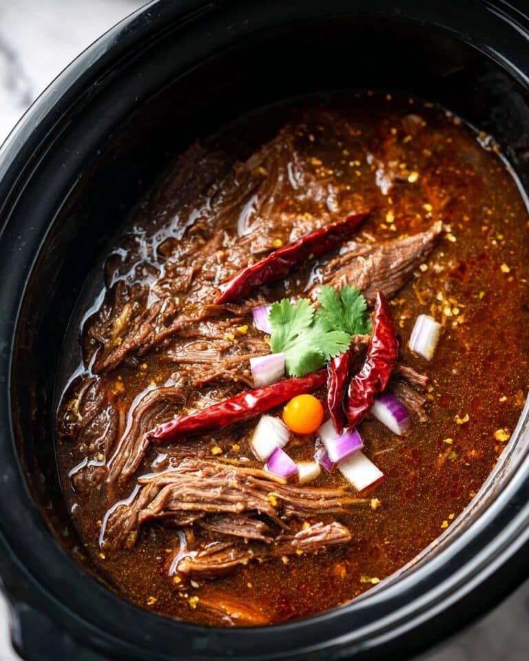 Crock Pot Birria Tacos with Rich Consommé Recipe