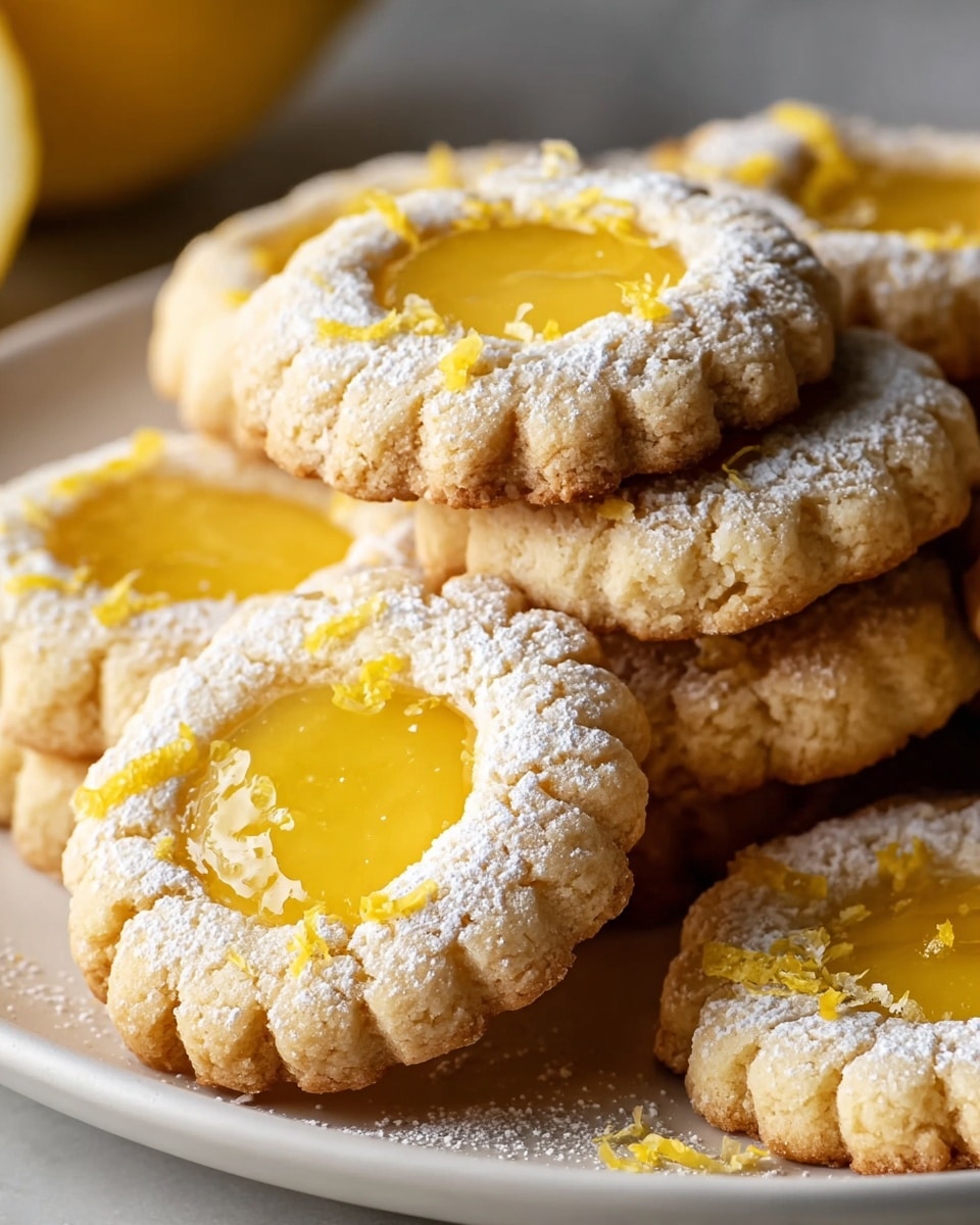 Lemon Curd Cookies Recipe - Recipe Image