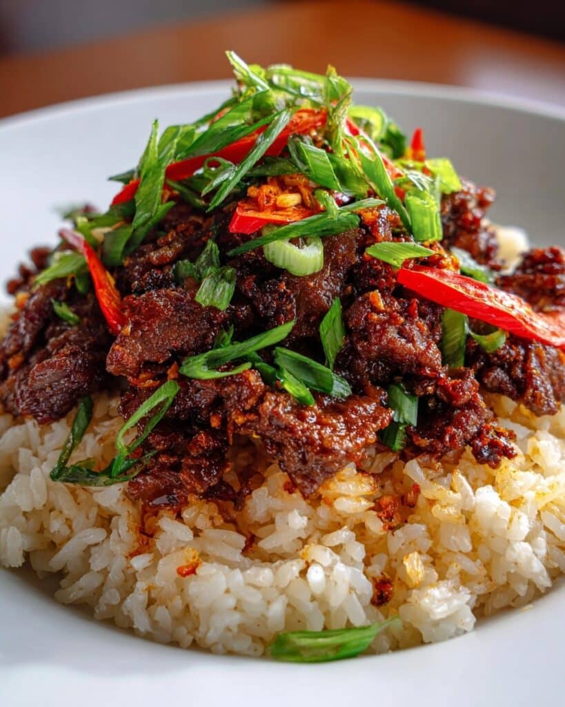 French Onion Beef and Rice Recipe