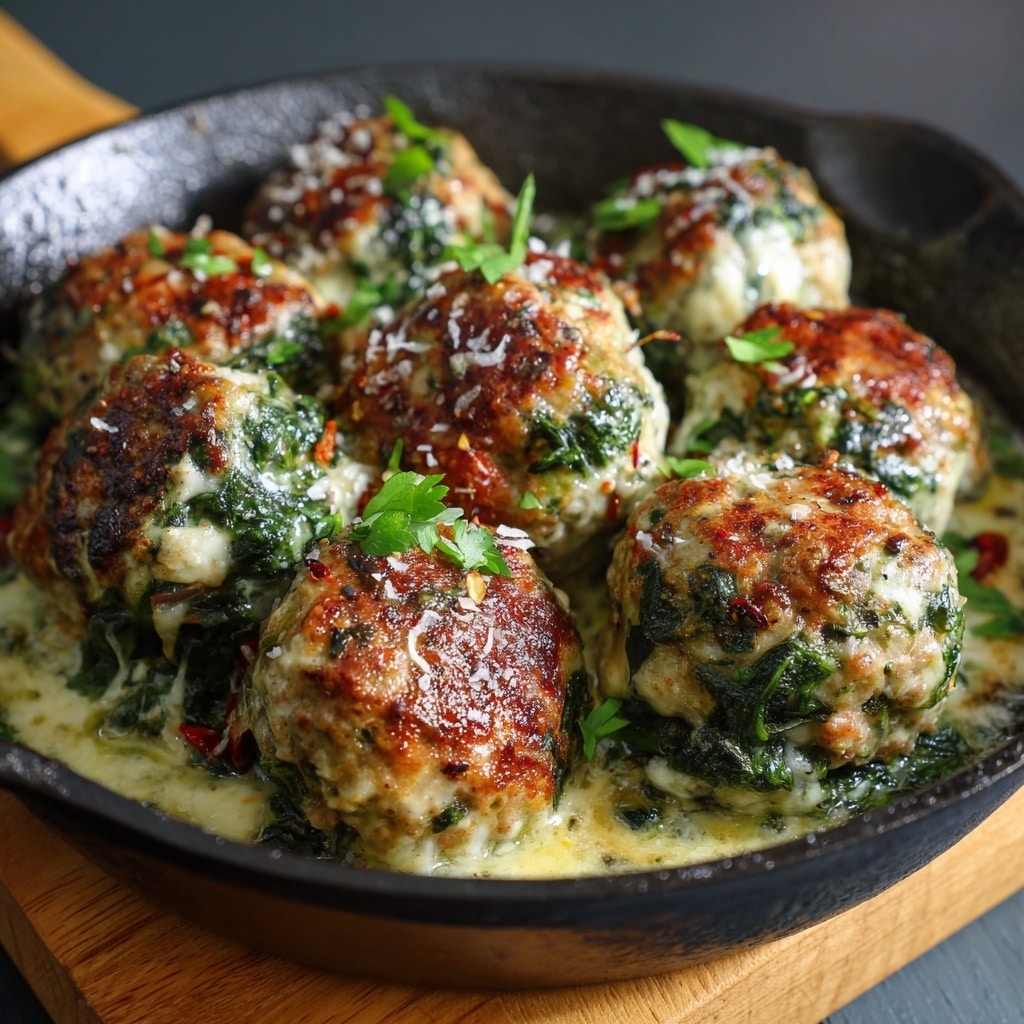 Turkey Feta Meatballs with Lemon-Yogurt Sauce Recipe
