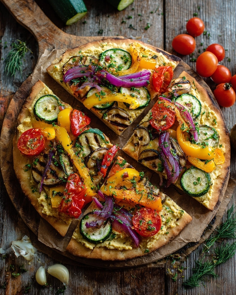 Mediterranean Pizza with Olives, Feta, and Artichokes Recipe - Recipe Image