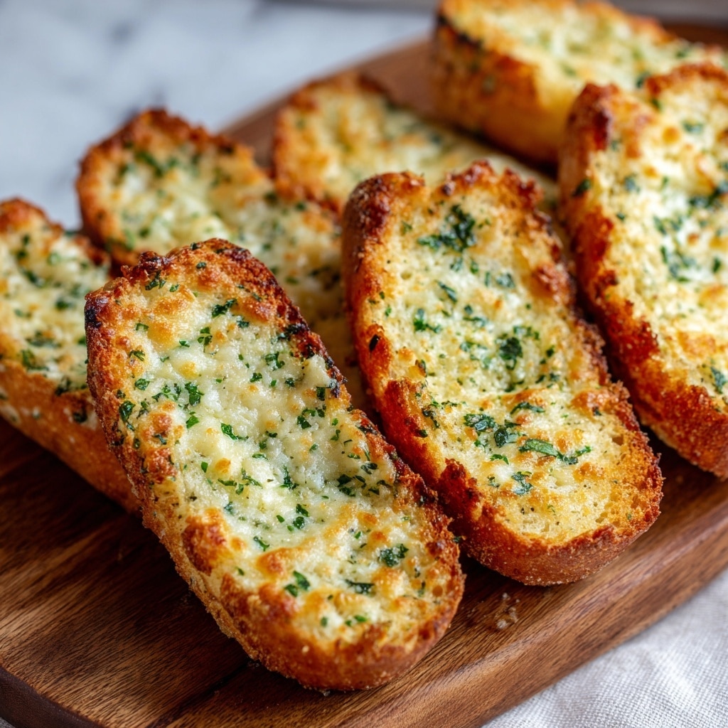 Garlic Confit and Pecorino Garlic Bread with Mozzarella and Honey Recipe - Recipe Image