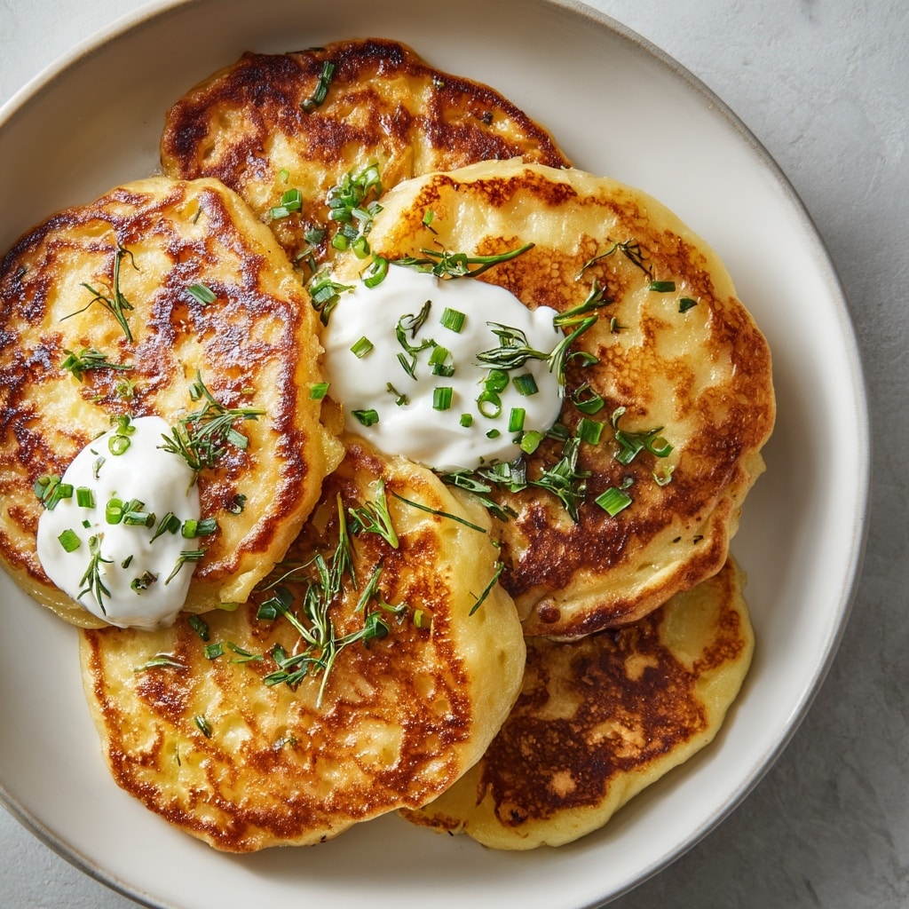 Sprout & Kimchi Korean-Style Pancakes Recipe - Recipe Image