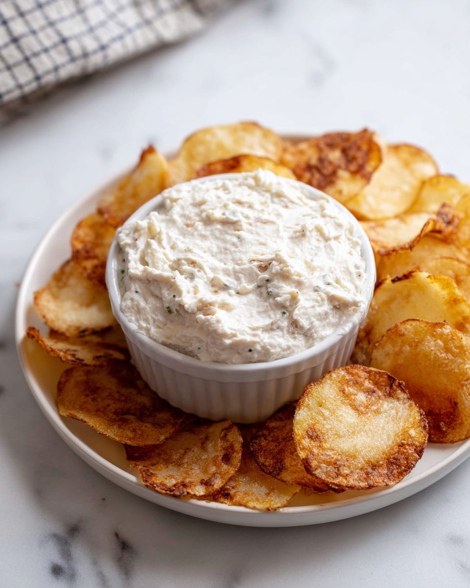French Onion Dip with Greek Yogurt Recipe - Recipe Image