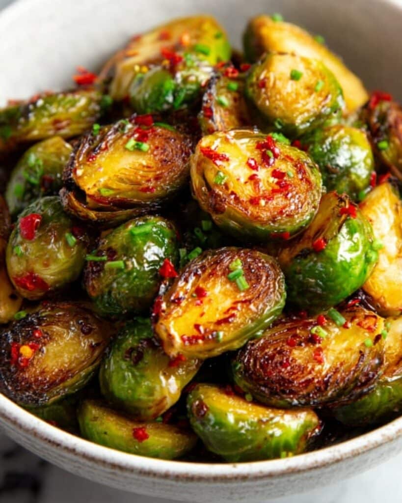 Sweet Chili Brussels Sprouts Recipe