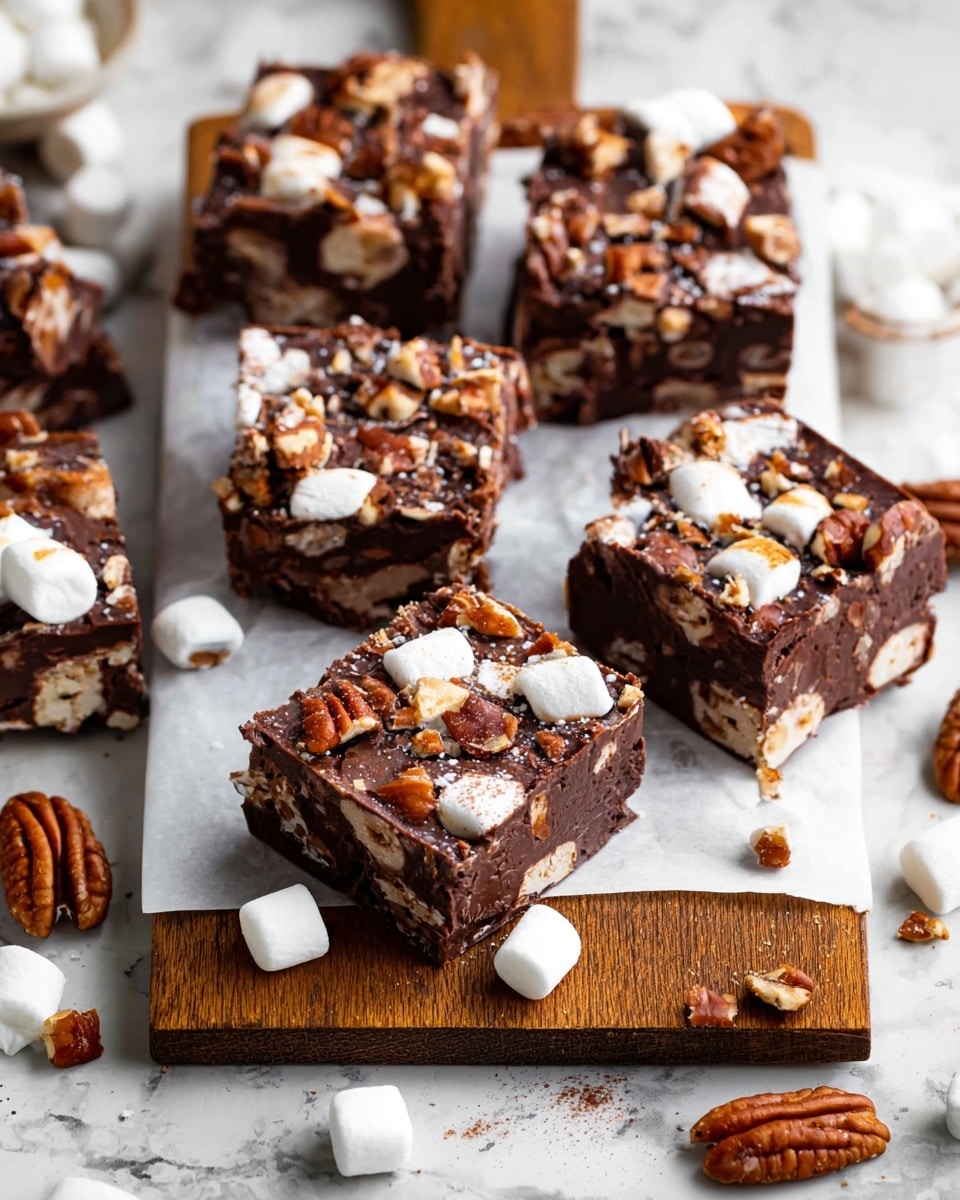 Rocky Road Candy Bars Recipe - Recipe Image