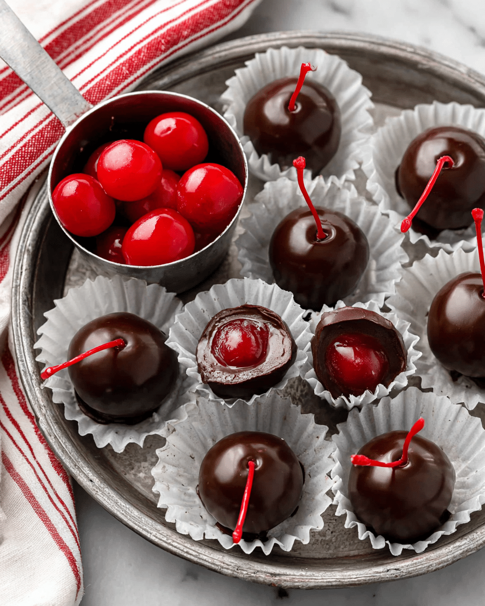 Homemade Cherry Cordials Recipe