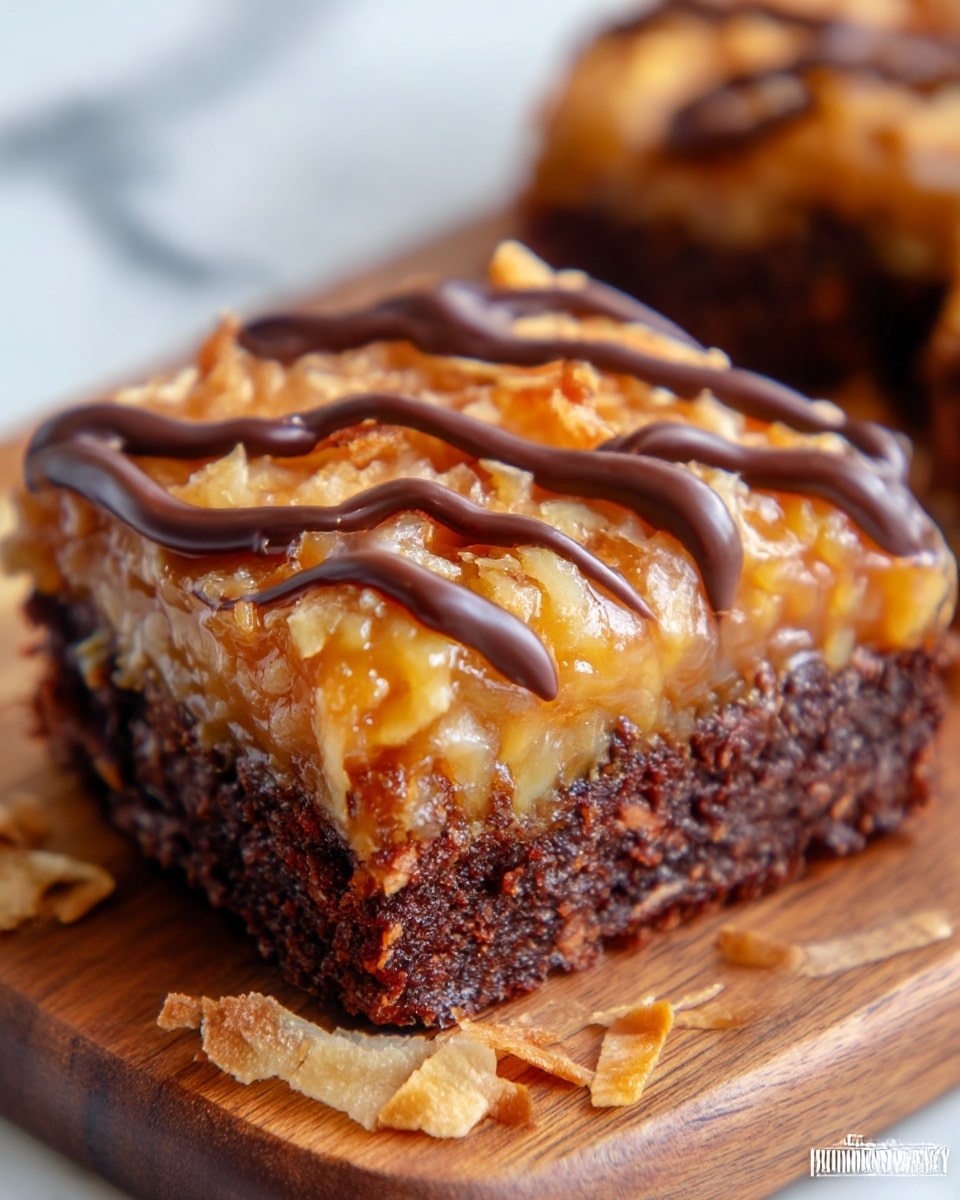 Easy Samoa Brownies Recipe