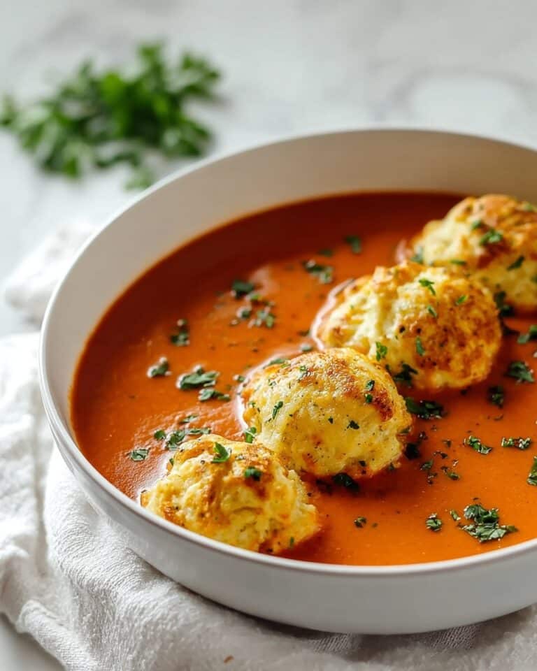 Best Tomato Soup With Cheddar Bay Dumplings Recipe