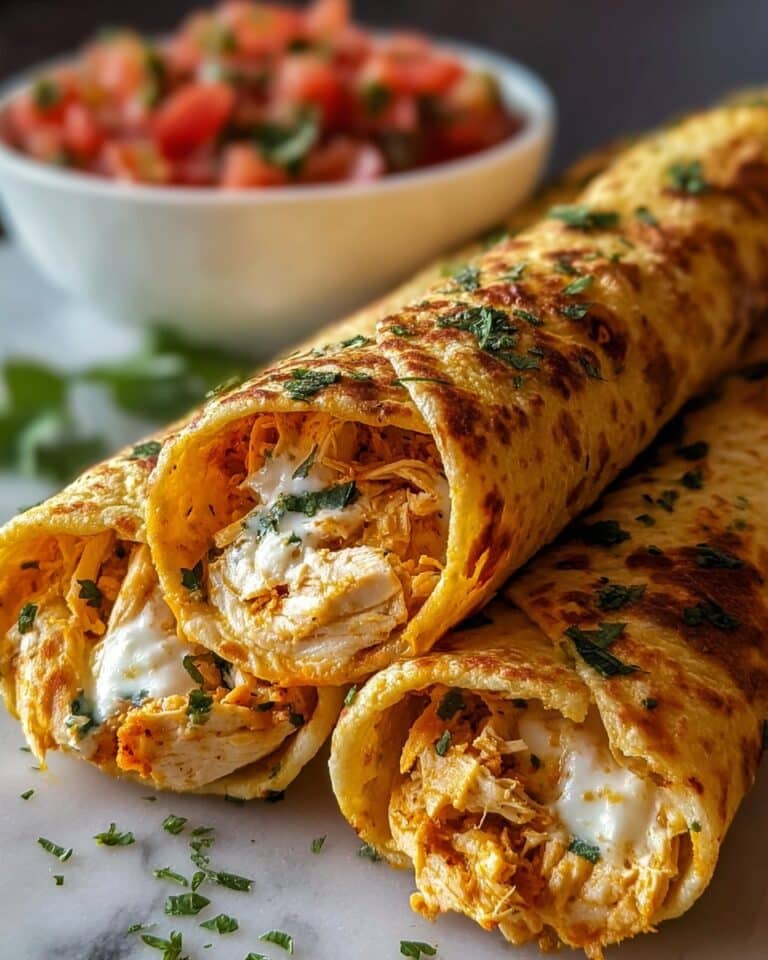 Crispy Cream Cheese Chicken Taquitos Recipe