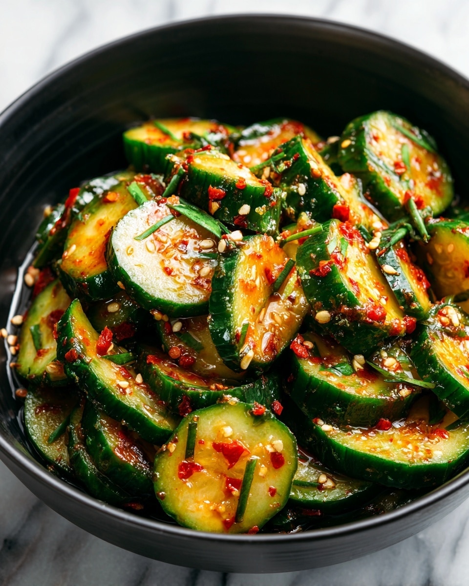 Mexican-Style Pickled Cucumbers Recipe - Recipe Image