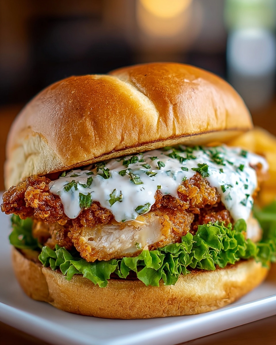 Cajun Crispy Chicken Sandwich with Garlic Aioli Recipe - Recipe Image
