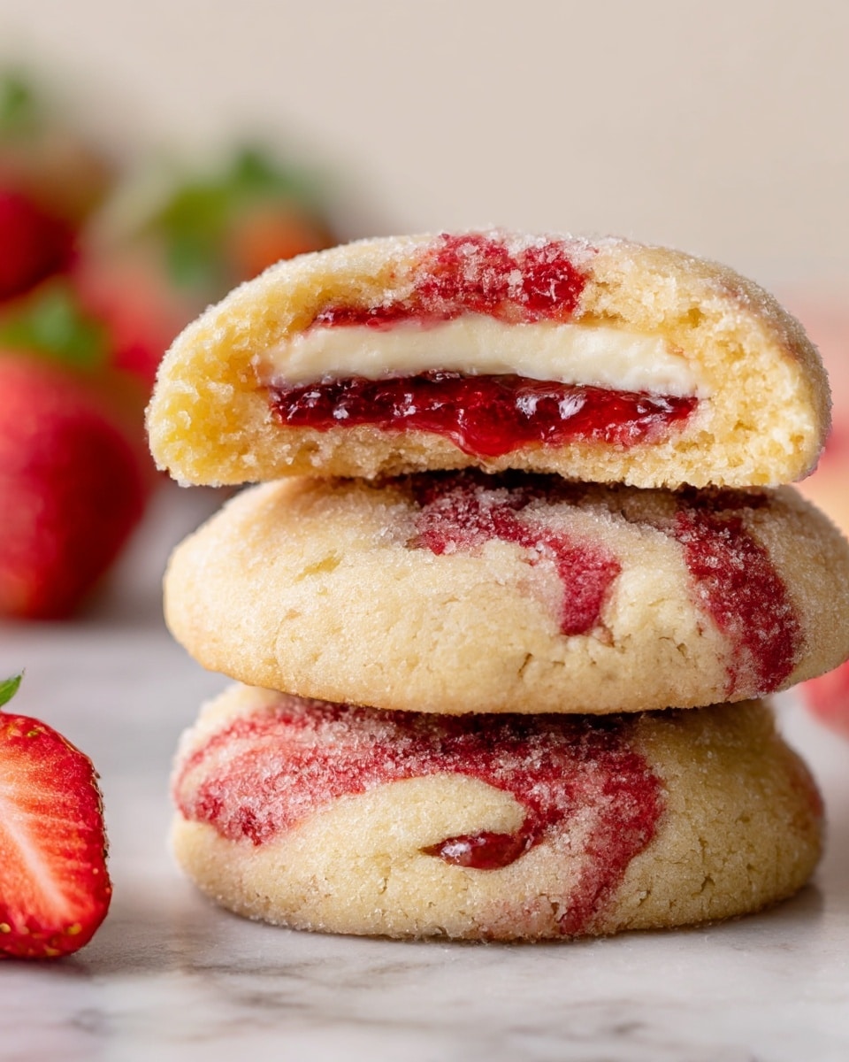 Strawberry Cheesecake Cookies Recipe