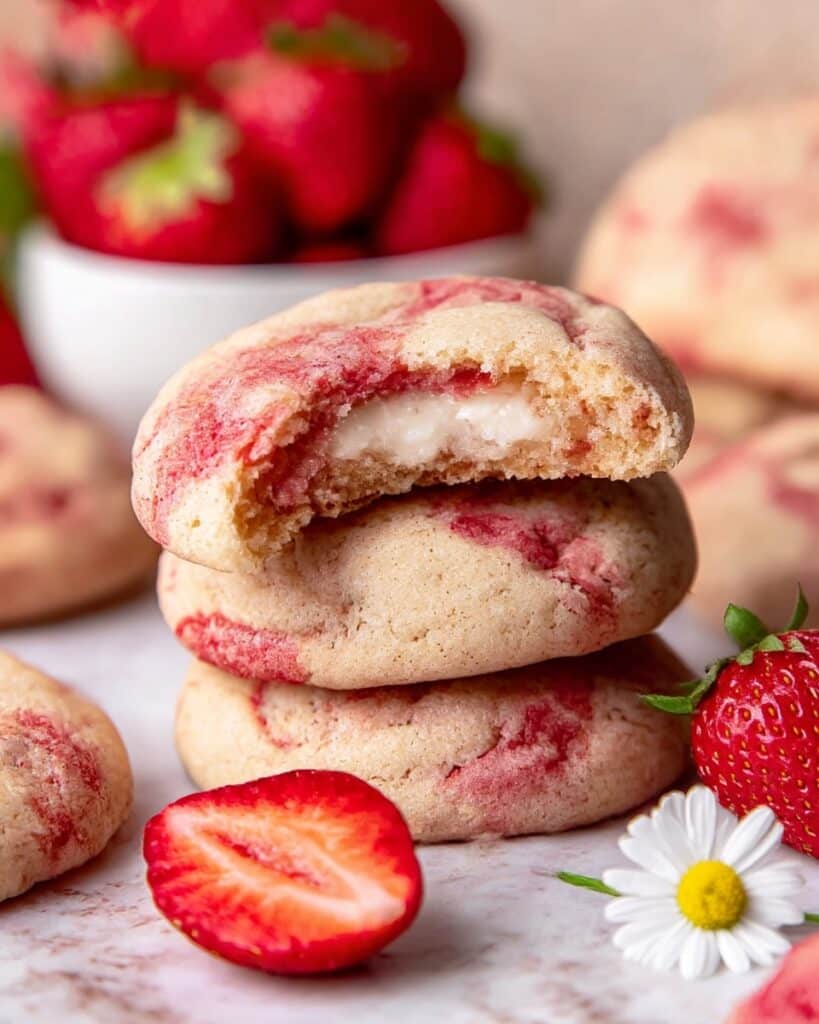 Raspberry Cookies with Raspberry Syrup Recipe