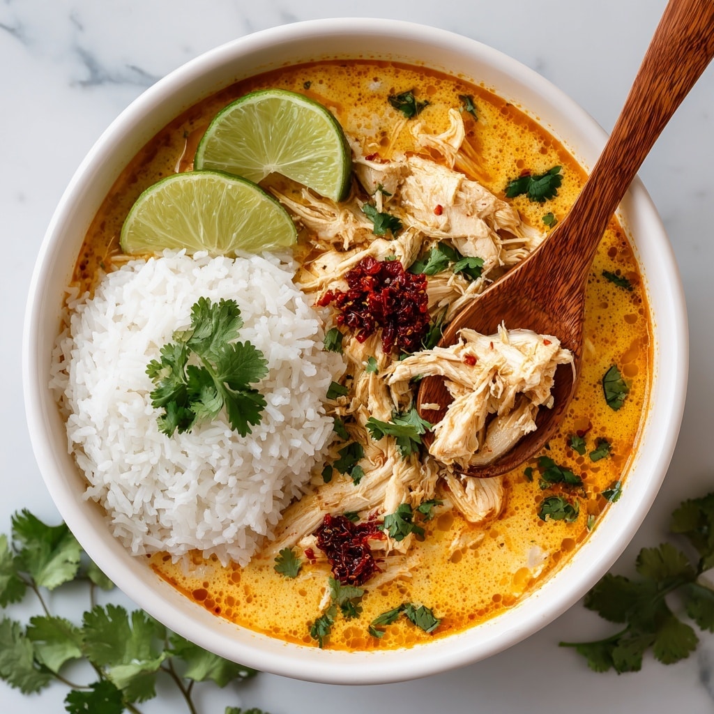 Coconut Chicken Brothy Rice: A Cozy One-Pot Delight! Recipe - Recipe Image