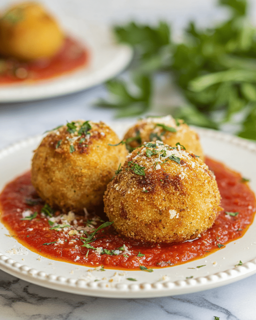 Air Fryer Arancini Rice Balls Recipe