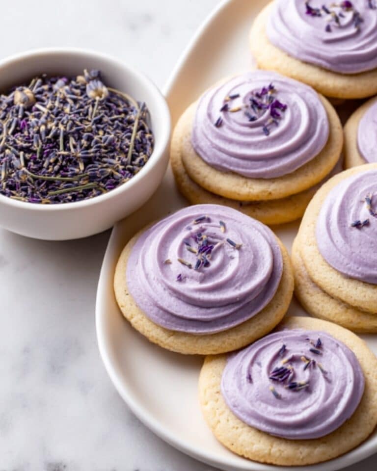 London Fog Cookies with Lavender Frosting Recipe