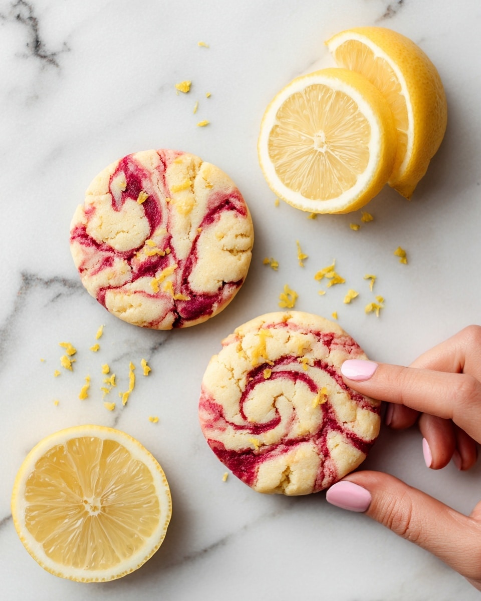 Raspberry Lemonade Cookies Recipe - Recipe Image