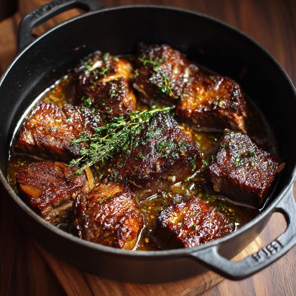 Juicy Slow-Cooked Cola BBQ Short Ribs Recipe - Recipe Image