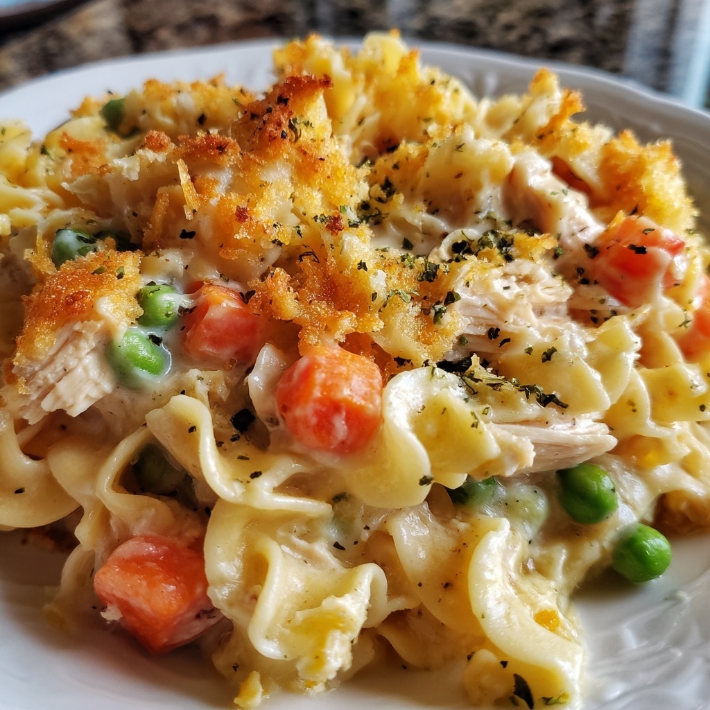 Best Chicken Pot Pie Noodles Recipe