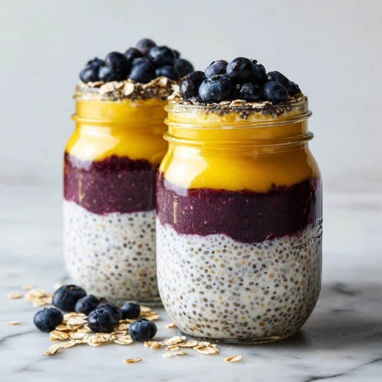 Peanut Butter Blueberry Overnight Oats Recipe