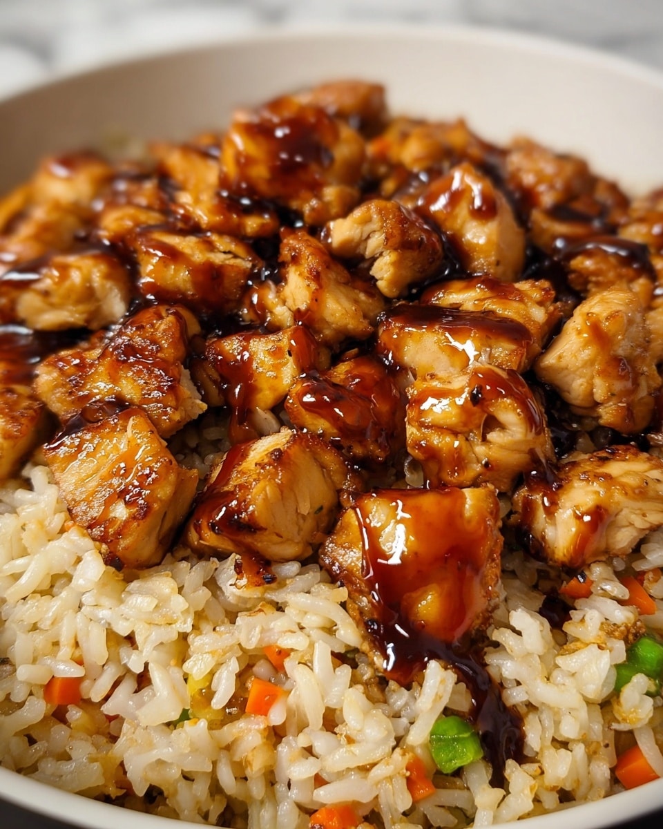 One-Pan Bold Honey BBQ Chicken Rice Recipe - Recipe Image
