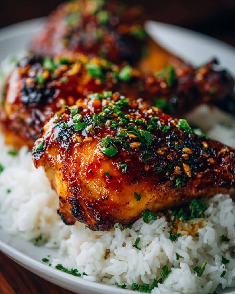 One-Pan Bold Honey BBQ Chicken Rice Recipe