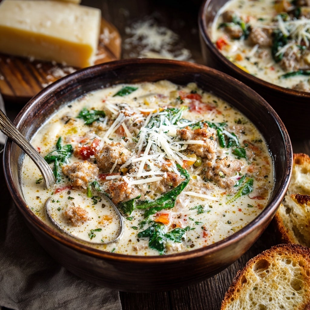 Creamy Tuscan Chicken Soup Recipe