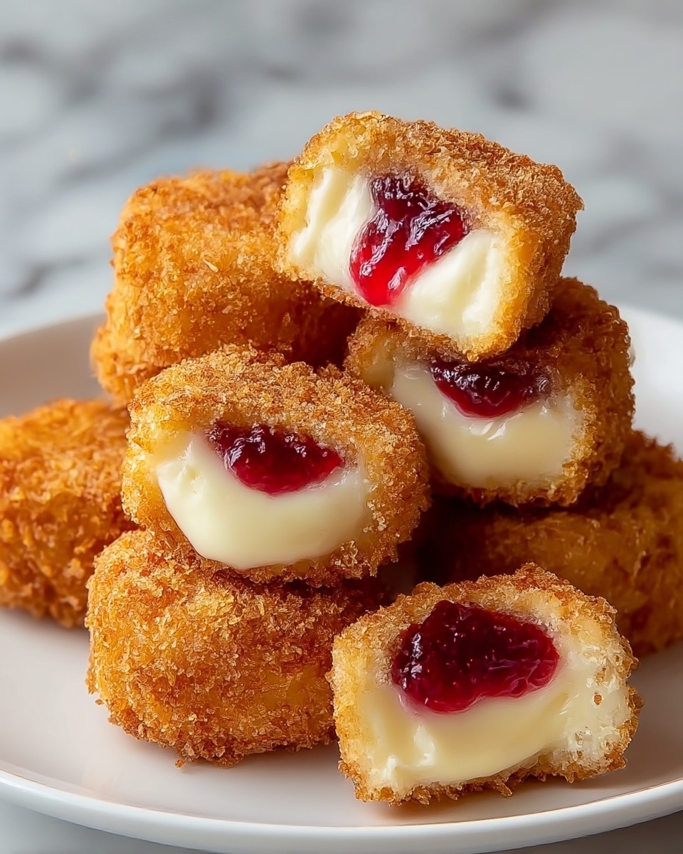 Strawberry Crunch Cheesecake Bites Recipe - Recipe Image