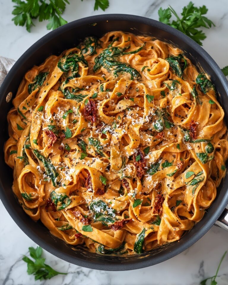 Vegan Creamy Sun Dried Tomato Pasta Recipe