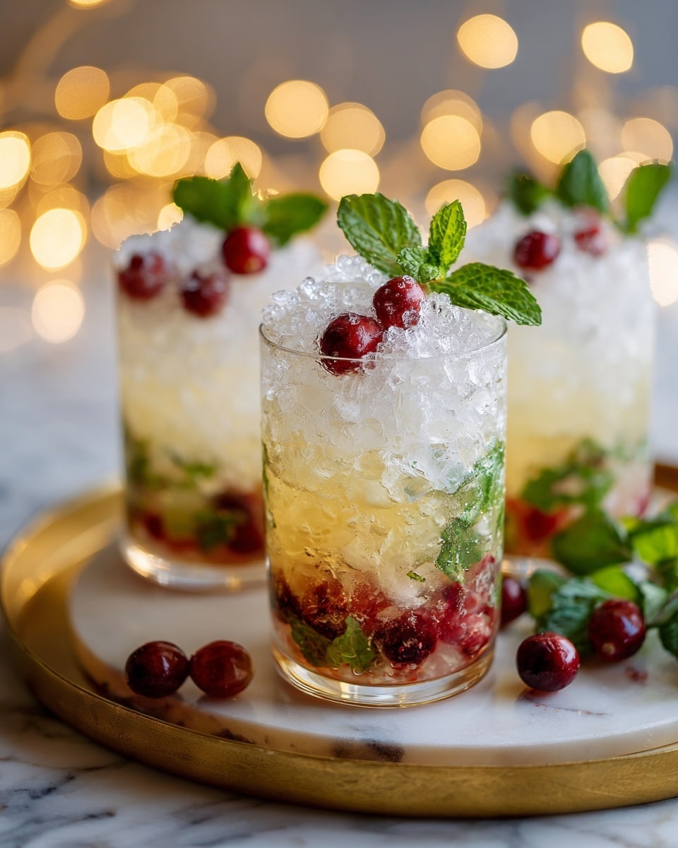 White Christmas Mojitos Recipe - Recipe Image