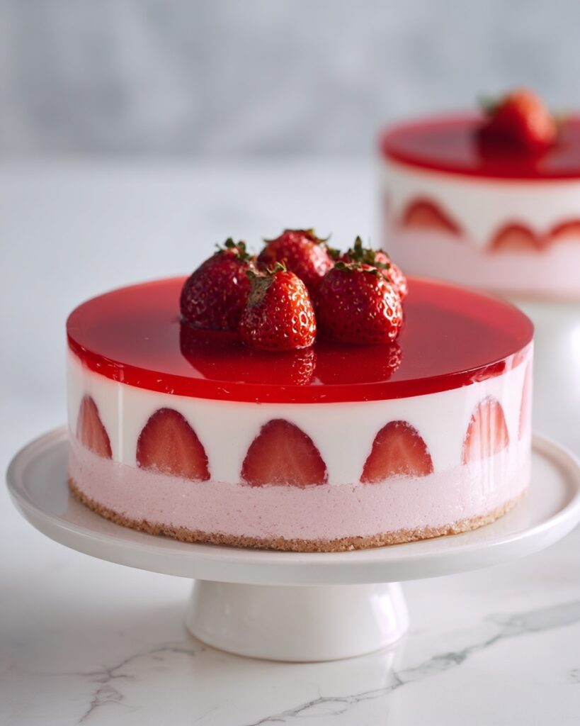 Strawberry Jello Cake (Only 3 Ingredients) Recipe