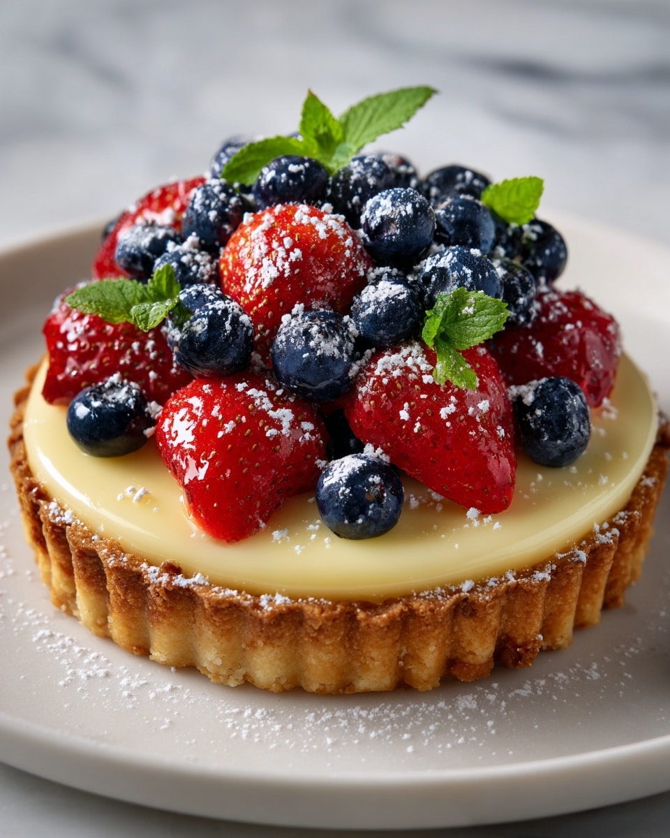 Berry Mascarpone Tart Recipe - Recipe Image