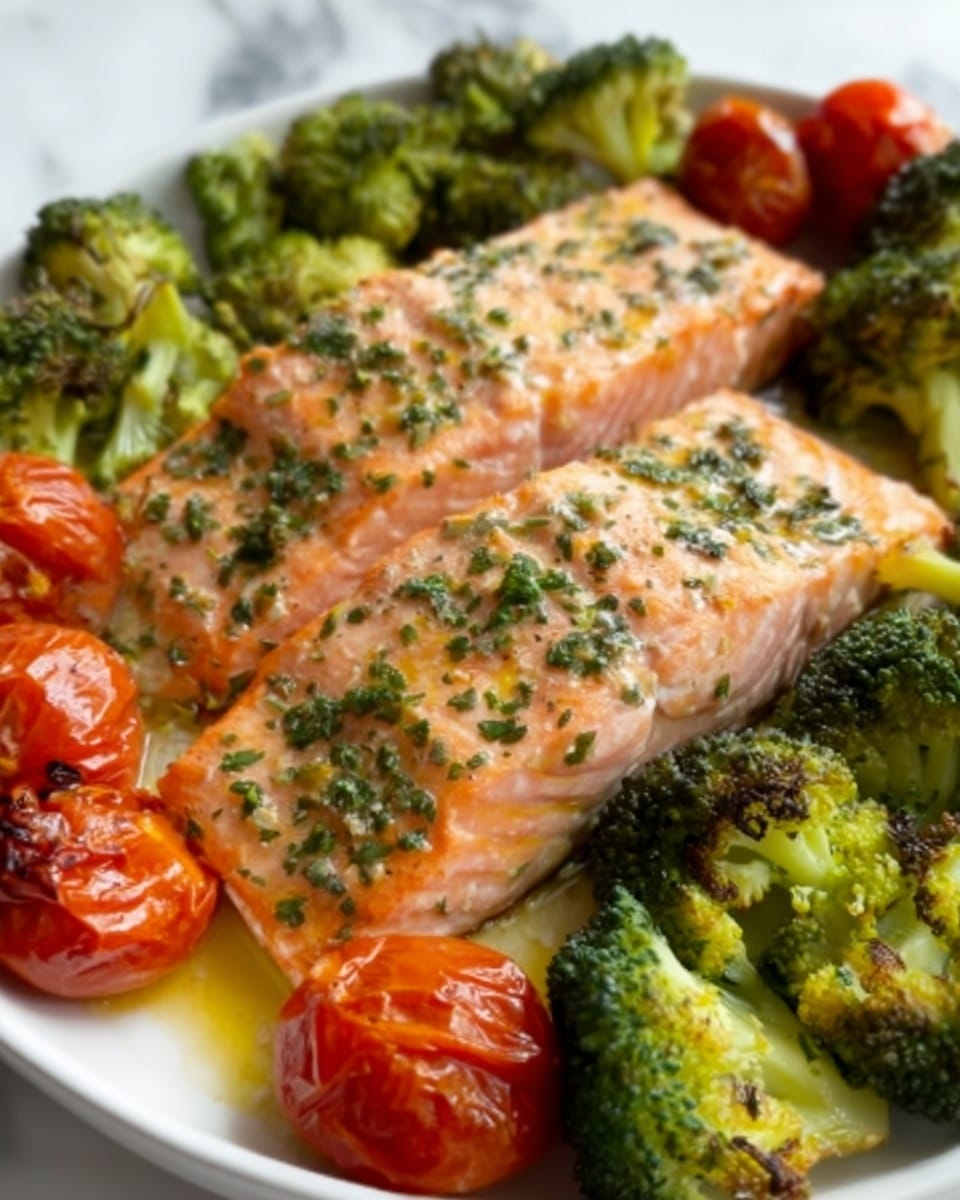 Sheet Pan Salmon: 30-Minute Delight for Busy Nights Recipe - Recipe Image