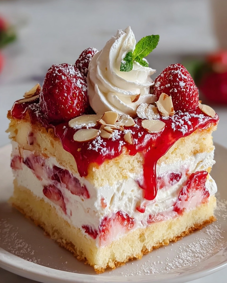Strawberry Heaven On Earth Cake Recipe - Recipe Image