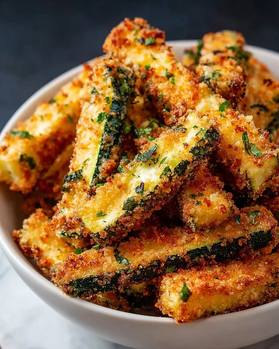 Crispy Baked Parmesan Zucchini Recipe - Recipe Image